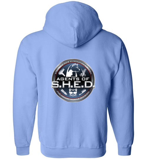 S.H.E.D Unisex Gildan Zip Hoodie