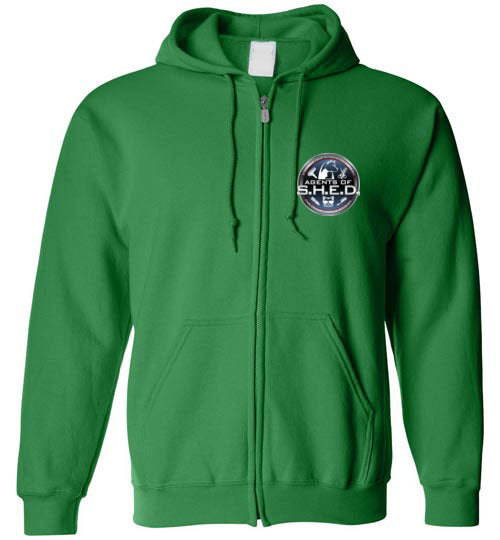 S.H.E.D Unisex Gildan Zip Hoodie