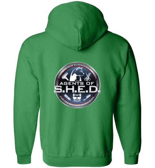S.H.E.D Unisex Gildan Zip Hoodie
