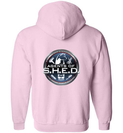 S.H.E.D Unisex Gildan Zip Hoodie