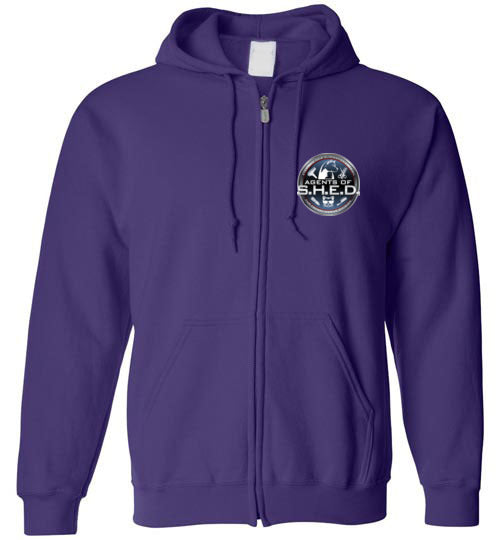 S.H.E.D Unisex Gildan Zip Hoodie