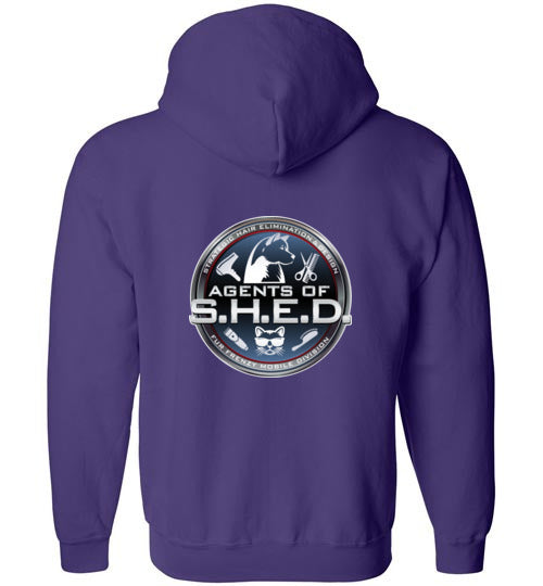 S.H.E.D Unisex Gildan Zip Hoodie