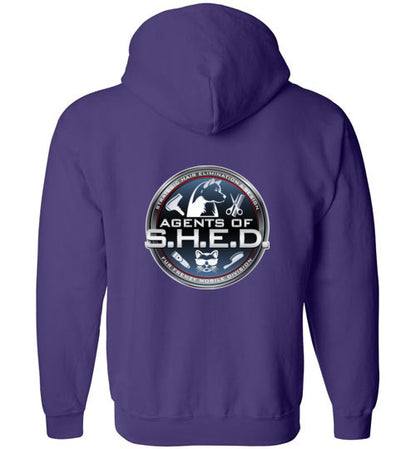 S.H.E.D Unisex Gildan Zip Hoodie