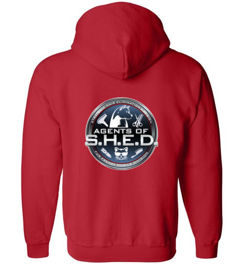 S.H.E.D Unisex Gildan Zip Hoodie