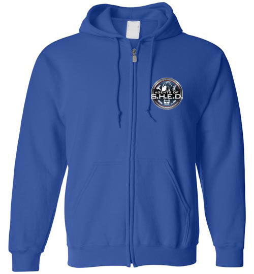 S.H.E.D Unisex Gildan Zip Hoodie