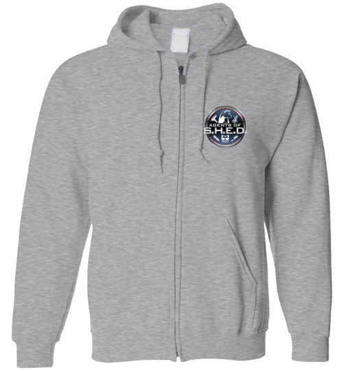 S.H.E.D Unisex Gildan Zip Hoodie