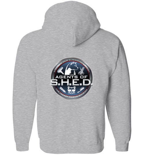 S.H.E.D Unisex Gildan Zip Hoodie