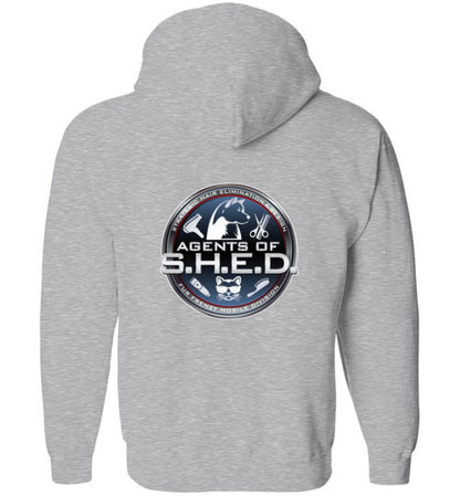S.H.E.D Unisex Gildan Zip Hoodie