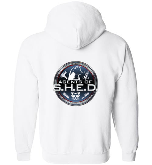 S.H.E.D Unisex Gildan Zip Hoodie