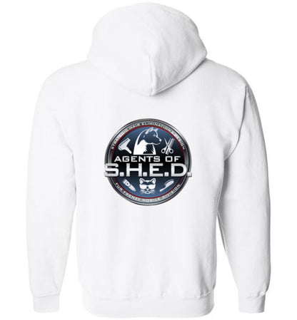 S.H.E.D Unisex Gildan Zip Hoodie