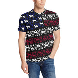 Akita USA Strips All Over Print T-Shirt