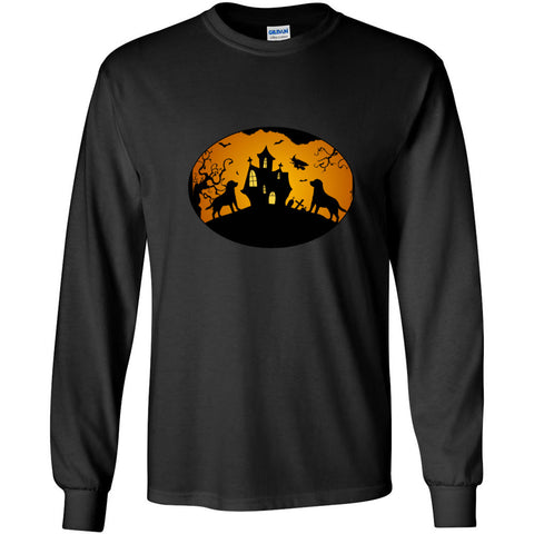 Labrador Halloween Gildan Ultra Cotton Long Sleeve T-Shirt