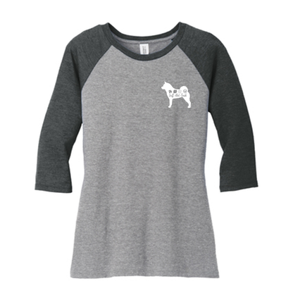 Akita Scent F/B 3/4-Sleeve Raglan