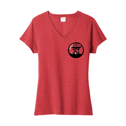 Akita Gate Right Corner V-Neck Ladies