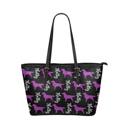 Flat Coat Leather Tote