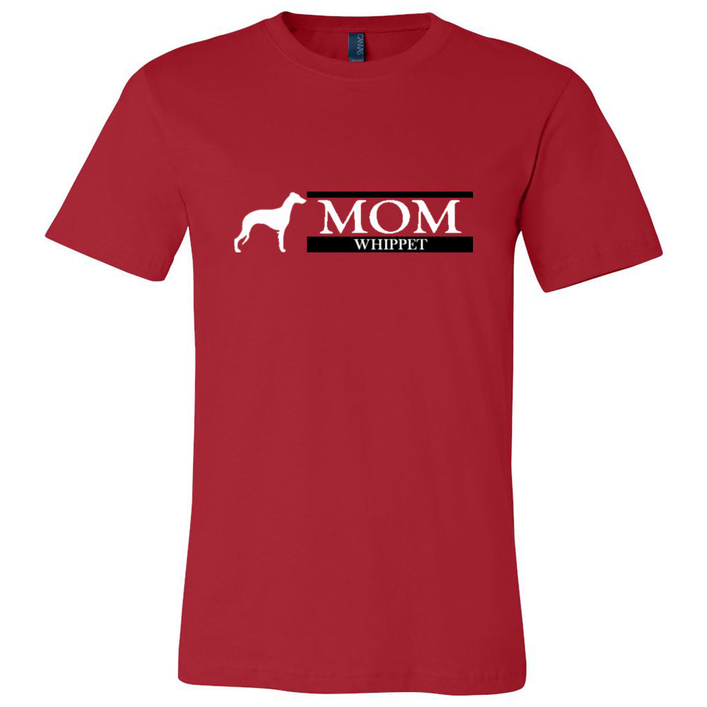 Whippet Mom White Unisex Short Sleeve Jersey Tee