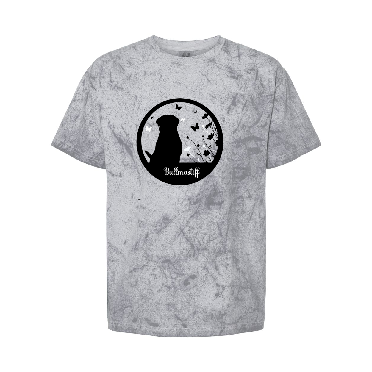 Bullmastiff Flowers Colorblast T-Shirt