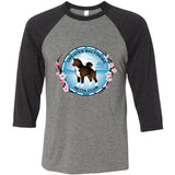 GBAC Logo Bella + Canvas - Unisex Three-Quarter Sleeve Baseball T-Shirt