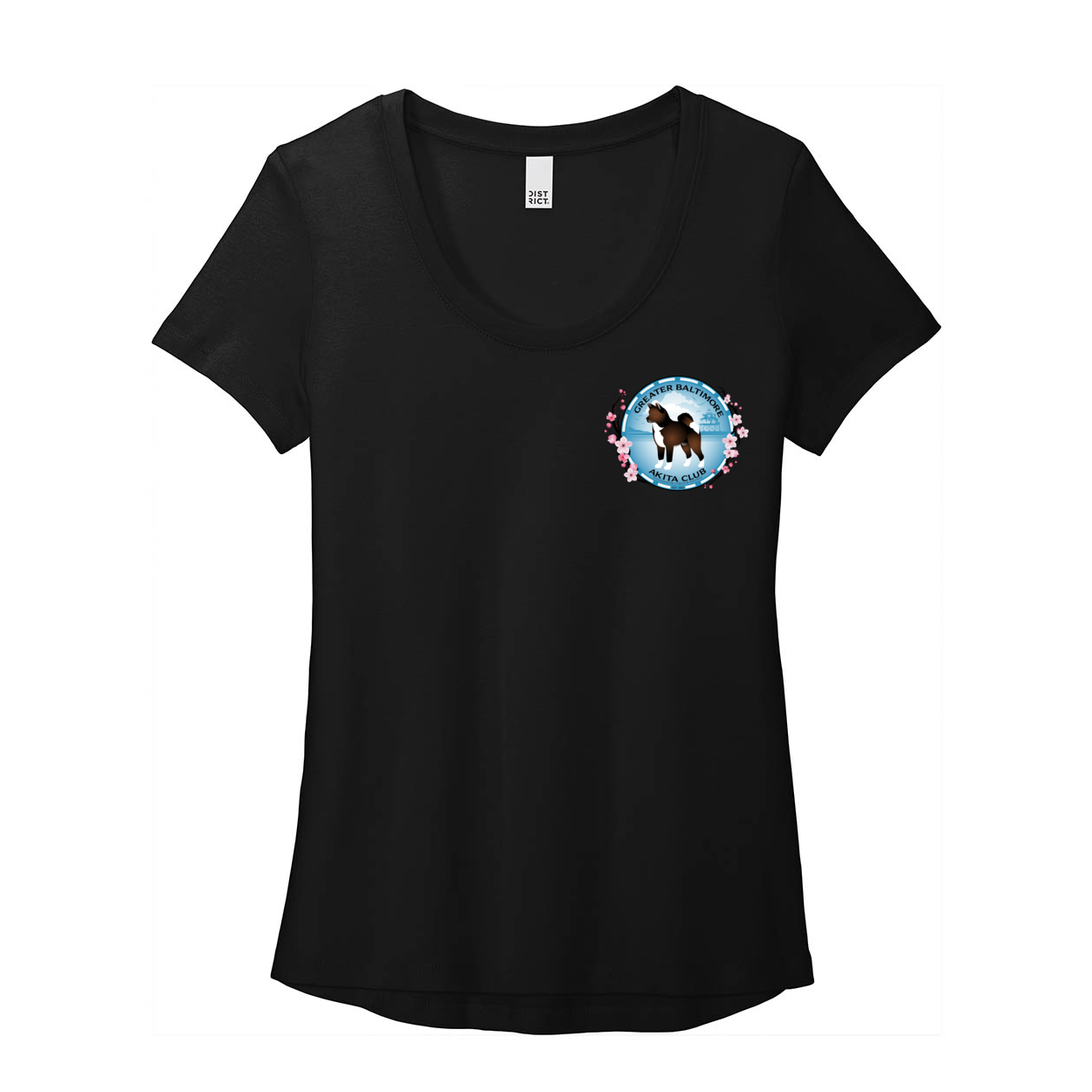 GBAC District Women’s Flex Scoop Neck Tee