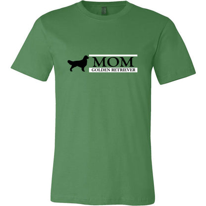 Golden Retriever Mom Black Unisex Short Sleeve Jersey Tee