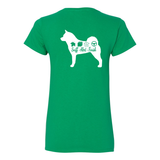 Akita Scent F/B Women's V-Neck T-Shirt