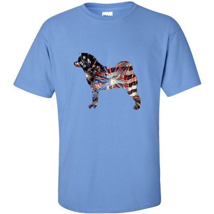 Patriotic Akita Gildan Unixsex Ultra Cotton T-Shirt