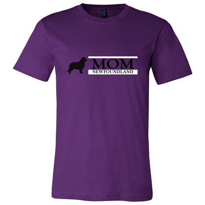 Newfoundland Mom Black Unisex Short Sleeve Jersey Tee