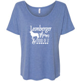 Leonberger Mom Proud White Women's Slouchy Tee