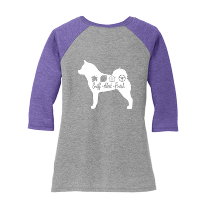 Akita Scent F/B 3/4-Sleeve Raglan