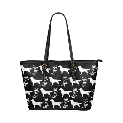 Flat Coat Leather Tote