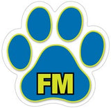 Dog Sport Mini 3" Paw Magnet