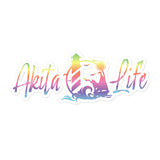 Akita Life Bubble-free stickers