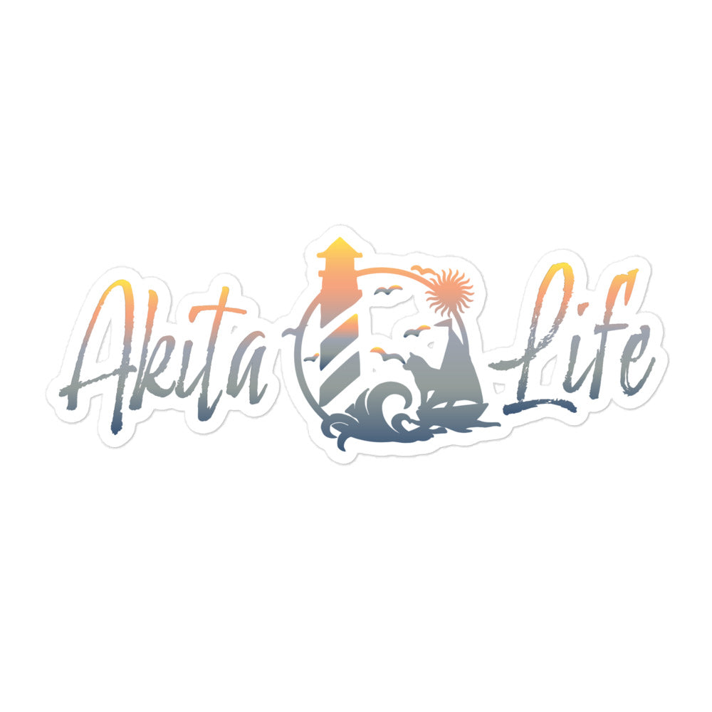 Akita Life Bubble-free stickers