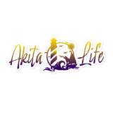 Akita Life Bubble-free stickers