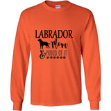 Labrador Proud of It (Mom) Gildan LS