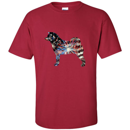 Patriotic Akita Gildan Unixsex Ultra Cotton T-Shirt