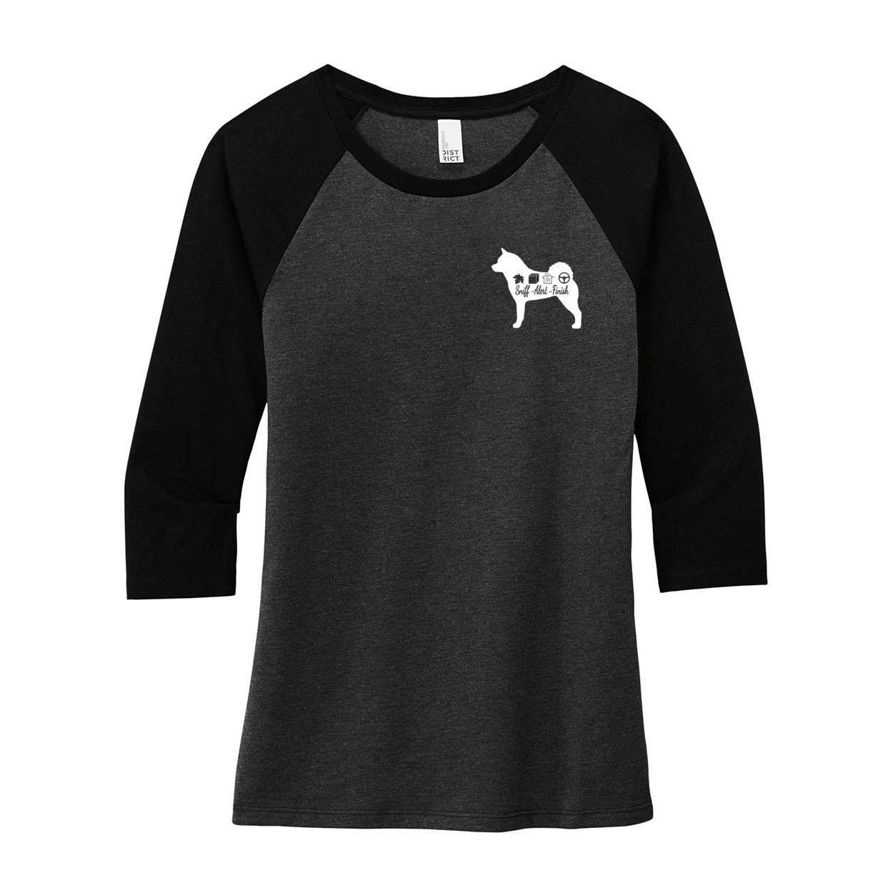 Akita Scent F/B 3/4-Sleeve Raglan