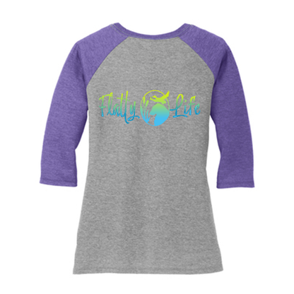 Flatty Life  3/4-Sleeve Raglan