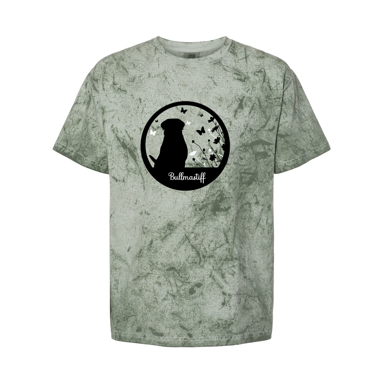 Bullmastiff Flowers Colorblast T-Shirt