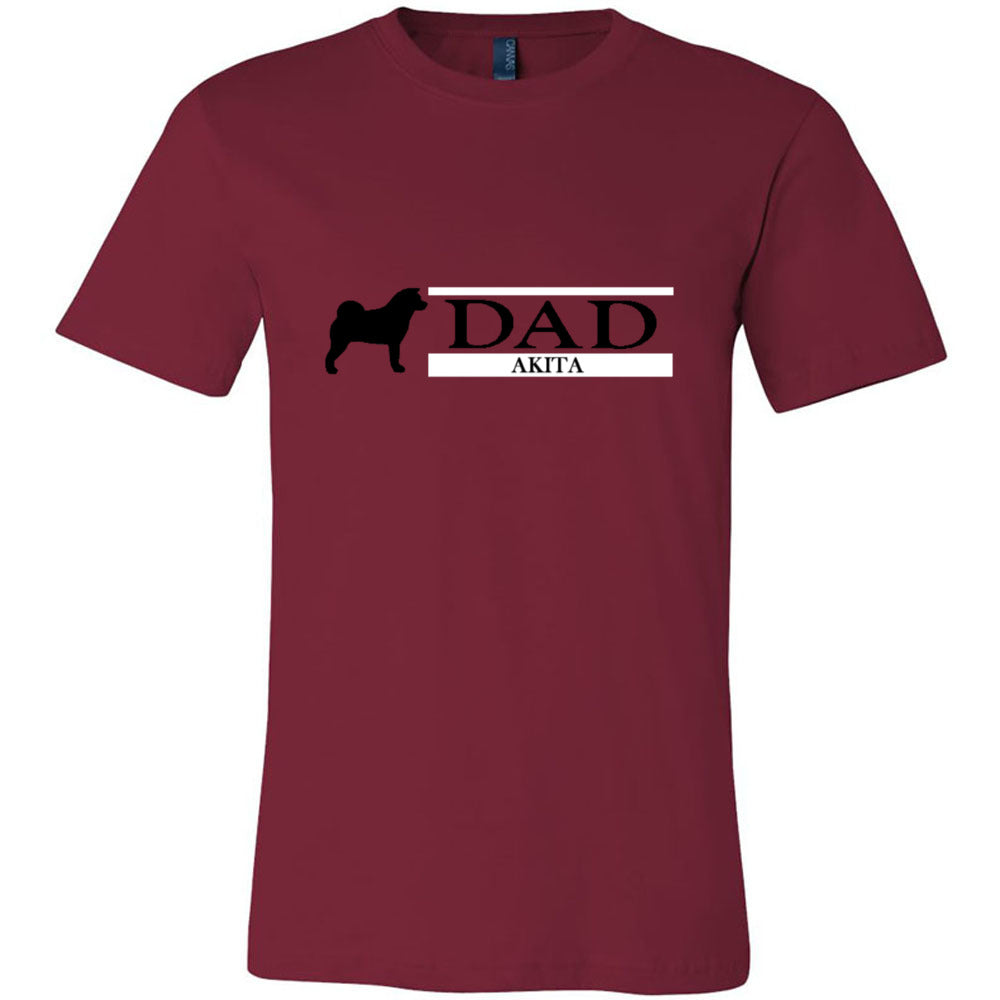 Akita Dad Unisex Short Sleeve Jersey Tee