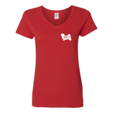 Havanese Scent F/B Women's V-Neck T-Shirt