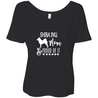 Shiba Mom Proud Women's Slouchy Tee