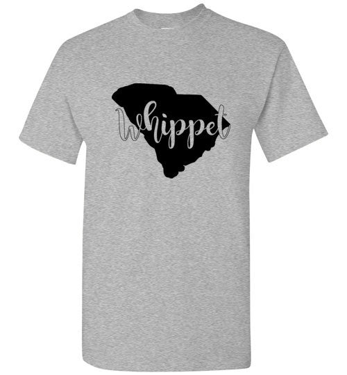 SC Whippet Gildan SS Unisex Adult & Youth Unisex TShirt Black Print