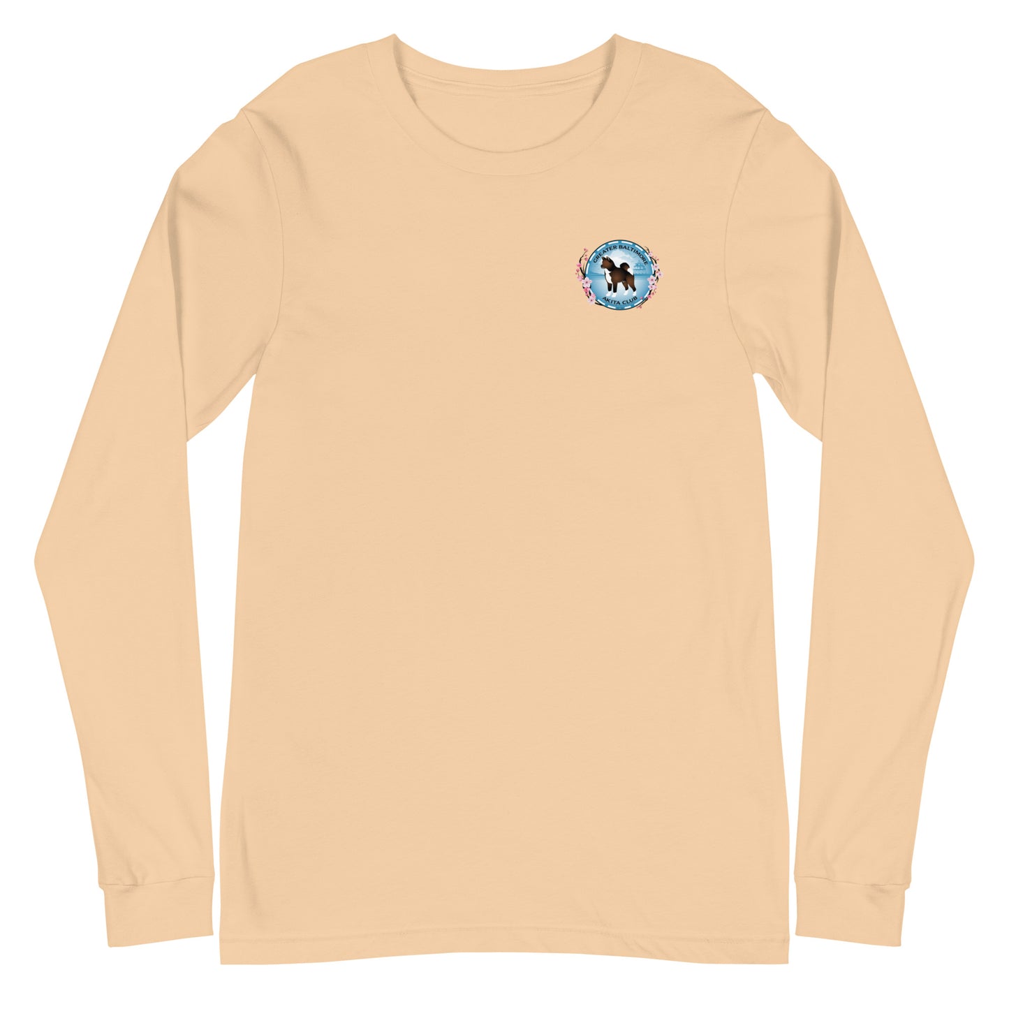 GBAC Logo Front/Back Unisex Long Sleeve Tee Bella + Canvas 3501