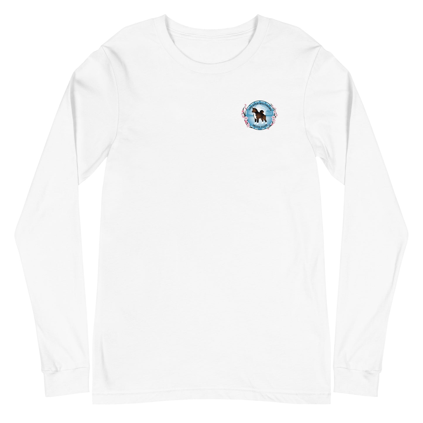 GBAC Logo Front/Back Unisex Long Sleeve Tee Bella + Canvas 3501