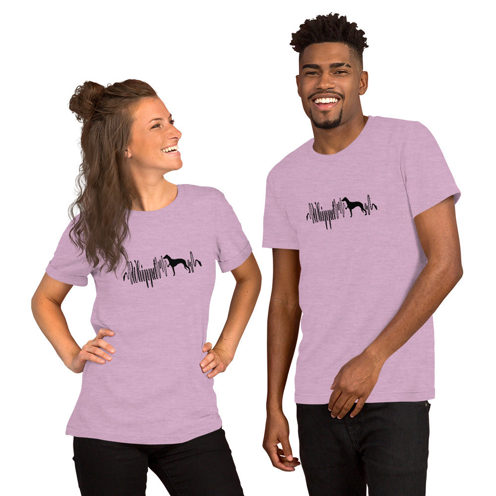 Whippet Heartbeat Short-Sleeve Unisex T-Shirt