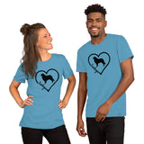 Leonberger Heart Bella + Canvas 3001 Short-Sleeve Unisex T-Shirt