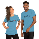 Rottweiler Heartbeat USA Short-Sleeve Unisex T-Shirt