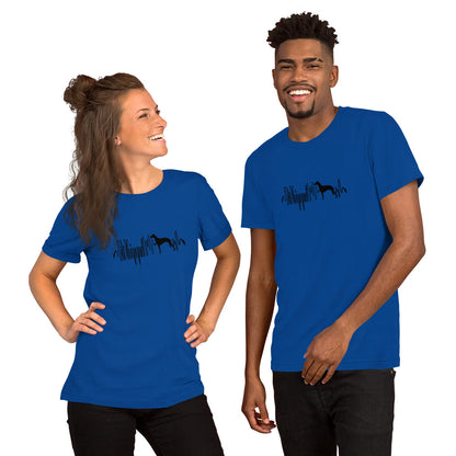 Whippet Heartbeat Short-Sleeve Unisex T-Shirt