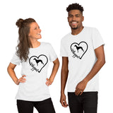 Whippet Heart Short-Sleeve Unisex T-Shirt